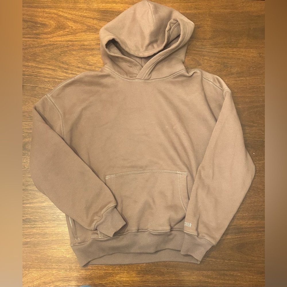 Hollister Taupe Brown Pullover Hoodie